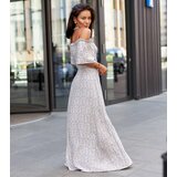 Gemre Purple floral maxi dress Ilario Cene
