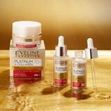 Eveline Cosmetics Platinum & Collagen Advanced Facial Serum Anti-Aging Treatment serum protiv bora s kolagenom 30 ml | shoptok.hr