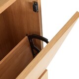 Hübsch Preklopna omarica za čevlje v hrastovem dekorju v naravni barvi 50x110x24 cm Forma – | Shoptok.si