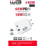 Winner Group - Adapter za brzo punjenje 1x USB-C + 1x USB-A Power Delivery 65W, beo | Eponuda.com