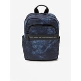Diesel Dark Blue Patterned Backpack - Women | Shoptok.si