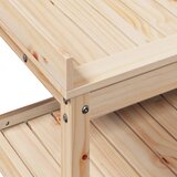  Stol za sadnju s policama 82,5x45x86,5 cm od masivne borovine | shoptok.hr