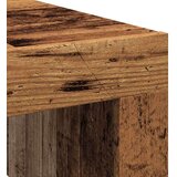vidaXL Klubska mizica starinski les 100x100x35 cm inženirski les | Shoptok.si