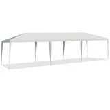  Šator za zabavu 3 m x 9 m, vodootporni vanjski paviljon - bijel | shoptok.hr