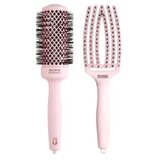  Četka za feniranje i četka za raščešljavanje Olivia Garden Pastel Pink – Set 2 u 1 | Eponuda.ba