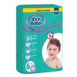 Evy Baby pelene Jumbo 6 XL 16+kg 40kom 3 u 1 cene