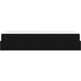  Okvir kreveta s madracem 2 pcs Crna tkanina | shoptok.hr