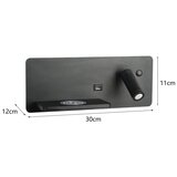  Immax 08288L-LED Zidno svetlo sa podesivim držačem, USB priključkom i bežičnim punjenjem LED/3W/230V + LED/3W | Eponuda.com