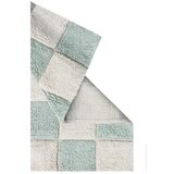 Lorena Canals Svetlo modra/kremno bela pralna/ročno tkana bombažna preproga 120x160 cm Kitchen Tiles Blue Sage – | Shoptok.si