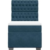  Box spring krevet s madracem plavi 90x200 cm bar&amp;scaron;unasti Slike