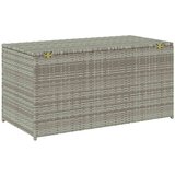  Vrtna kutija za pohranu od poliratana 100 x 50 x 50 cm siva | Eponuda.com