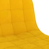 Barski stolci 2 kom žuti baršunasti | shoptok.hr