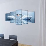  Zidne Slike na Platnu Set- Labud 200 x 100 cm | shoptok.hr