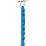 vidaXL Delovna vrv moder 8 mm 25 m polipropilen | Shoptok.si
