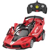  Licencirani auto na daljinsko upravljanje i sastavljanje Rastar 1:18 Ferrari FXXK EVO - crveni - 88 elemenata | Shoptok.si