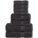  8-dijelni vrhunski set ručnika SOLUND antracit 600 gsm | shoptok.hr