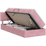  Krevet s od storage s uzglavljem Ružičasta 90 x 200 cm Baršun | shoptok.hr