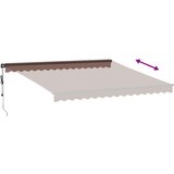 Tenda na automatsko uvlačenje smeđa 400 x 350 cm | shoptok.hr