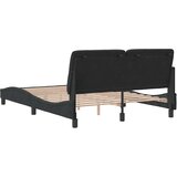  Okvir za krevet bez madraca crni 140 x 190 cm baršunasti | shoptok.hr