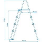 Intex merdevine za bazen 122cm (140301918) Cene