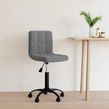 Maison Chic Vrtljiv pisarniški stol - računalniški stol temno siv žamet, (21784203) | Shoptok.si