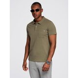 Ombre Men's polo t-shirt with decorative buttons | shoptok.hr