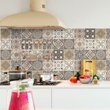 Ambiance Komplet 9 stenskih nalepk Cement Tiles Ancona, 10 x 10 cm Cene