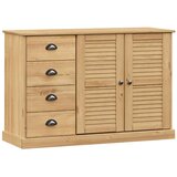 Maison Chic Komoda - Predalnik s predali VIGO 113x40x75 cm trdna borovina, (21722729) | Shoptok.si