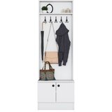 Hanah home Ormarić za hodnik M16 - 1572, 59,8x182,8x35,5 cm, Bijeli | Eponuda.ba