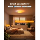 GOVEE LED RGBICWW prigu&amp;scaron;iva stropna LED svetiljka/55W/230V, prečnik 46 cm Matter Wi-Fi Slike