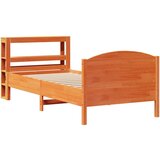 vidaXL Okvir kreveta bez madraca voštano smeđi 100x200 cm od borovine Cijene