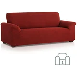 SOFA raztegljiva stretch prevleka za enosed - fotelj 70-100 cm rdeča eu kvaliteta