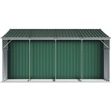  Vrtno spremište zeleno 277x365,5x179 cm od pocinčanog čelika | shoptok.hr