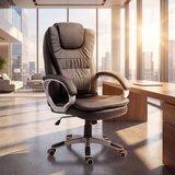  BMD1107BK ergonomska uredska direktorska stolica od umjetne kože – crna | shoptok.hr