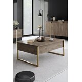 Hanah home set za dnevnu sobu luxe walnut gold | ePonuda.com