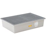 Cemo Talna prestrezna kadica iz fiberglasa, 2 x 200-l sod, z dovoljenjem, z jekleno mrežasto rešetko | Shoptok.si