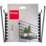 Metaltex Črn kovinski element - viseča polica 18x15 cm Mural – | Shoptok.si