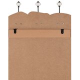  Zidna vješalica za kapute sa 6 kuka MEN LADIES 120 x 40 cm | shoptok.hr