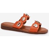 Boto Women's Sandals With Golden Embellishments Orange Jenoriela | ePonuda.com