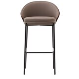 Kave Home Rjav barski stol (višina sedeža 77 cm) Eamy – | Shoptok.si