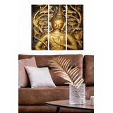 Wallity MDF142293 Multicolor Decorative MDF Painting (3 Pieces) | Eponuda.ba