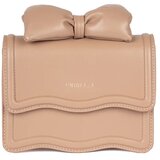Shelvt Small beige women's handbag with a bow | shoptok.hr