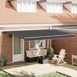 vidaXL retraktilna tenda antracit 450x300 cm | Shoptok.si
