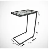Klub sto Callen 46x62x26cm Antracit