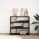 vidaXL Ormarić za knjige / sobna pregrada crni 100 x 33 x 94,5 cm | shoptok.hr