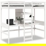 Maison Chic Okvir za pograd - Krevet na sprat - Bunk krevet brez vzmetnice bel 75x190 cm trdna borovina-J104, (21761700) Cene