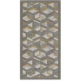 Floorita sivo-zlatna podloga Hypnotik, 55 x 190 cm