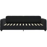  Dnevni krevet crni 100 x 200 cm baršunasti | shoptok.hr