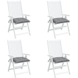  Jastuci za stolice 4 kom sivi 50 x 50 x 7 cm od tkanine Oxford | shoptok.hr
