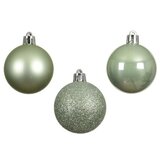  Novogodišnja dekoracija - hanging bauble set mix 10pcs 6cm 022656 - matcha green - kmg ( 044428 ) | ePonuda.com
